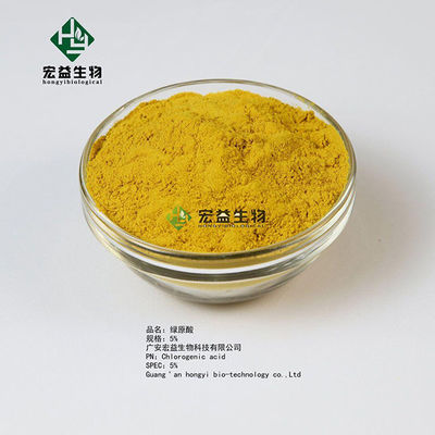 Brown jaunissent la poudre Honeysuckle Extract Chlorogenic Acid Extract 5%